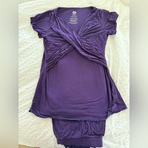 Kindred Bravely Davy maternity and nursing pajama set